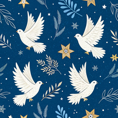 Festival of Lights Pattern 3 Minky Fabric