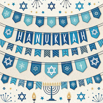 Hanukkah Pattern 9 Quilting Cotton Fabric