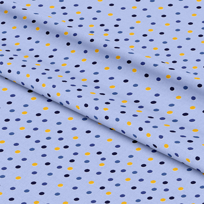 Happy Festival of Lights Pattern 10 Blue Quilting Cotton Fabric