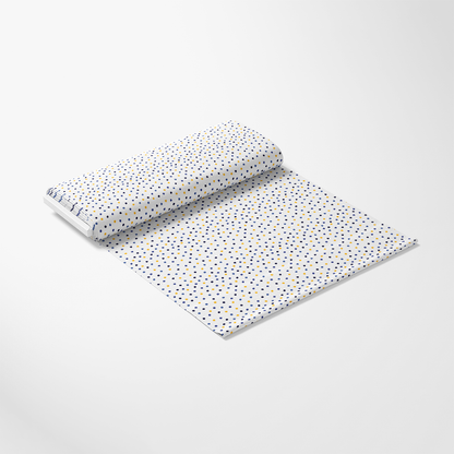 Happy Festival of Lights Pattern 10 White Quilting Cotton Fabric