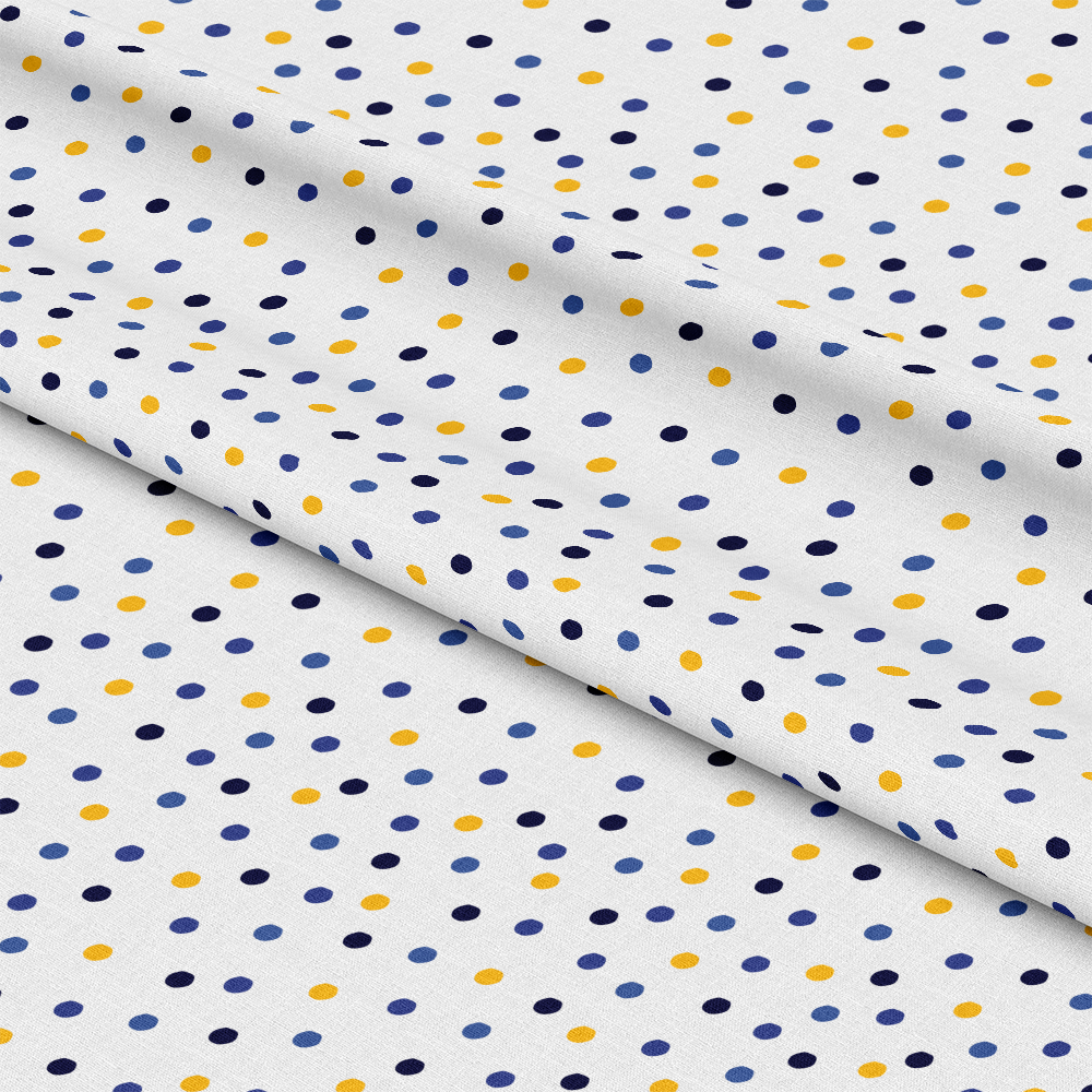 Happy Festival of Lights Pattern 10 White Quilting Cotton Fabric
