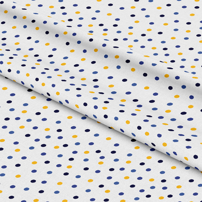 Happy Festival of Lights Pattern 10 White Quilting Cotton Fabric
