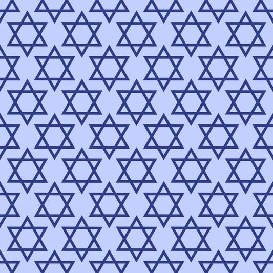 Happy Festival of Lights Pattern 12 Blue Quilting Cotton Fabric