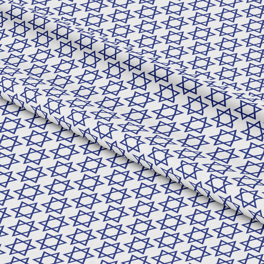 Happy Festival of Lights Pattern 12 White Quilting Cotton Fabric