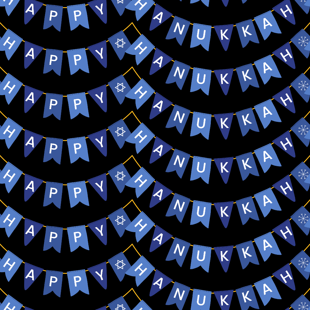 Hanukkah Gifts Pattern 13 Minky Fabric