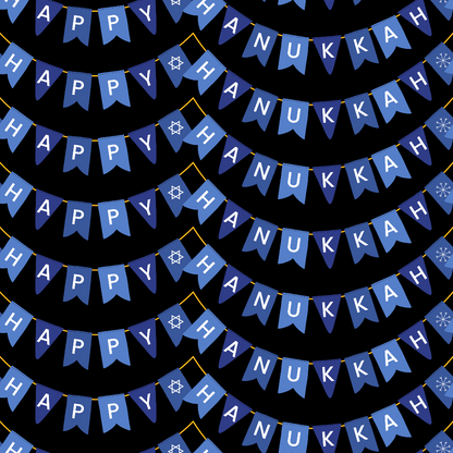 Hanukkah Gifts Pattern 13 Minky Fabric