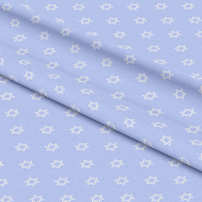 Happy Festival of Lights Pattern 3 Blue Quilting Cotton Fabric