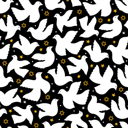 Hanukkah Gifts Pattern 6 Minky Fabric