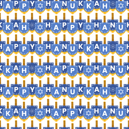 Happy Festival of Lights Pattern 8 White Quilting Cotton Fabric