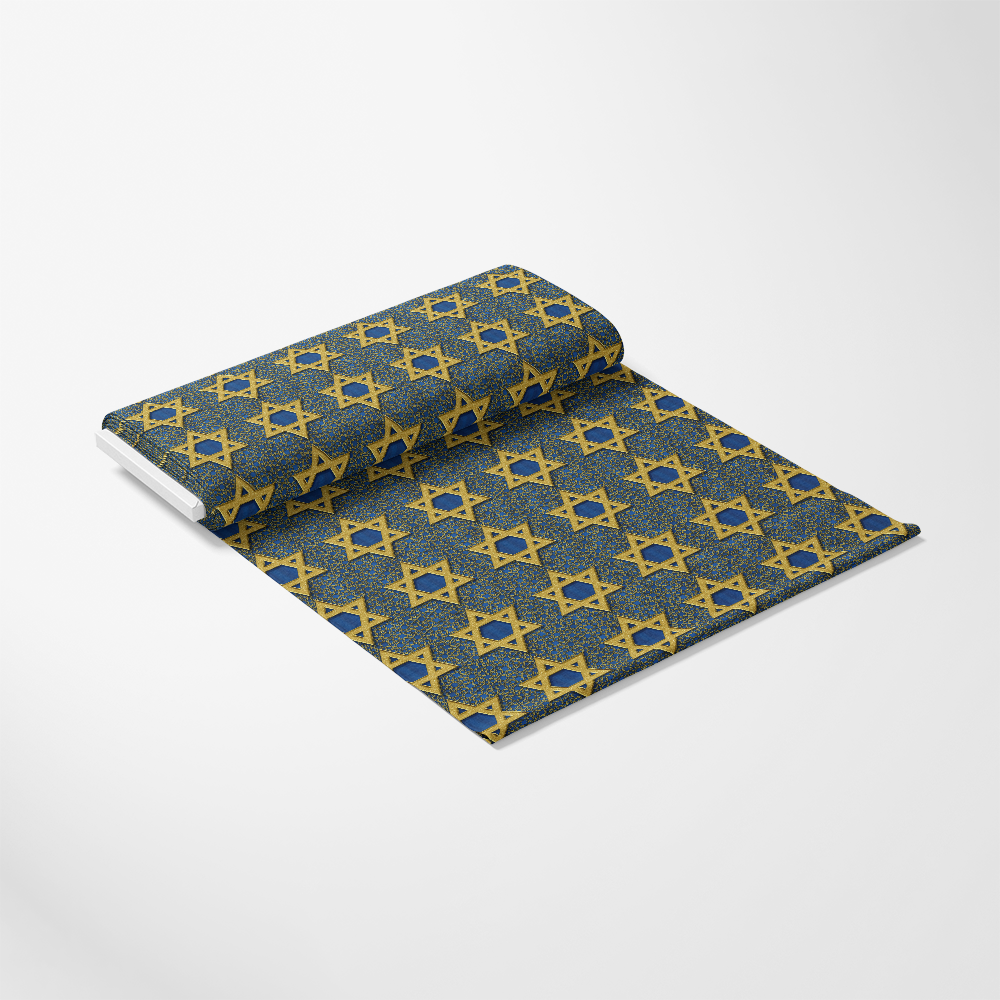 Shabbat Shalom Pattern 10 Quilting Cotton Fabric