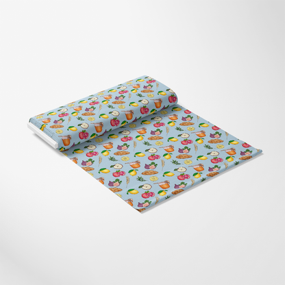 Shabbat Shalom Pattern 3 Quilting Cotton Fabric