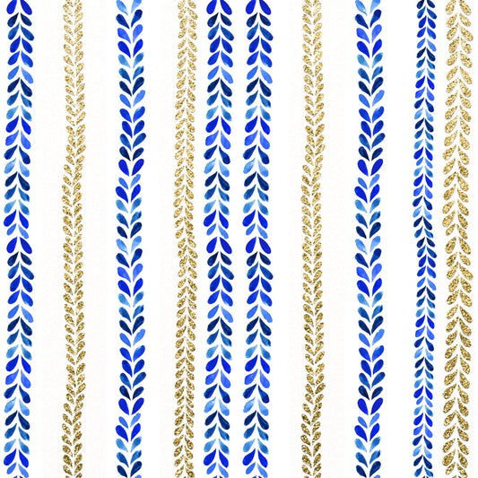 Shabbat Shalom Pattern 4 Quilting Cotton Fabric