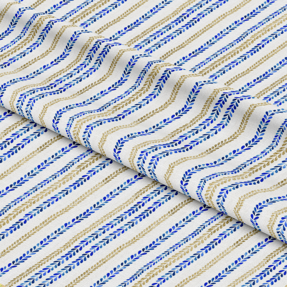 Shabbat Shalom Pattern 4 Quilting Cotton Fabric
