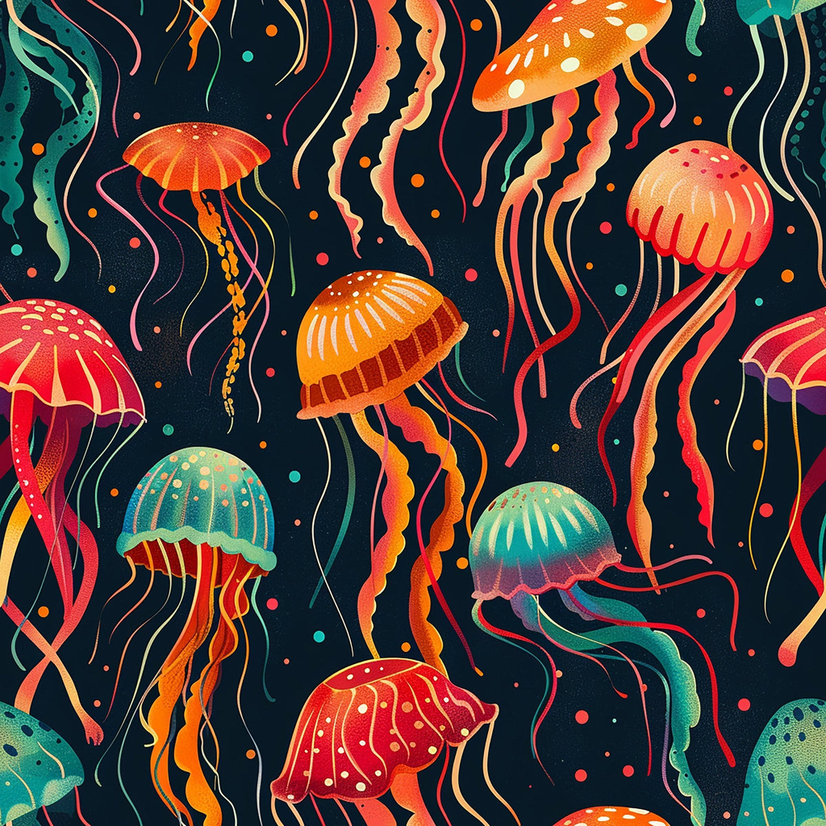 Ocean Drifters Pattern 2 Minky Fabric
