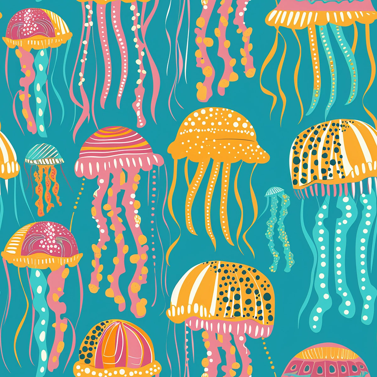 Ocean Drifters Pattern 6 Minky Fabric