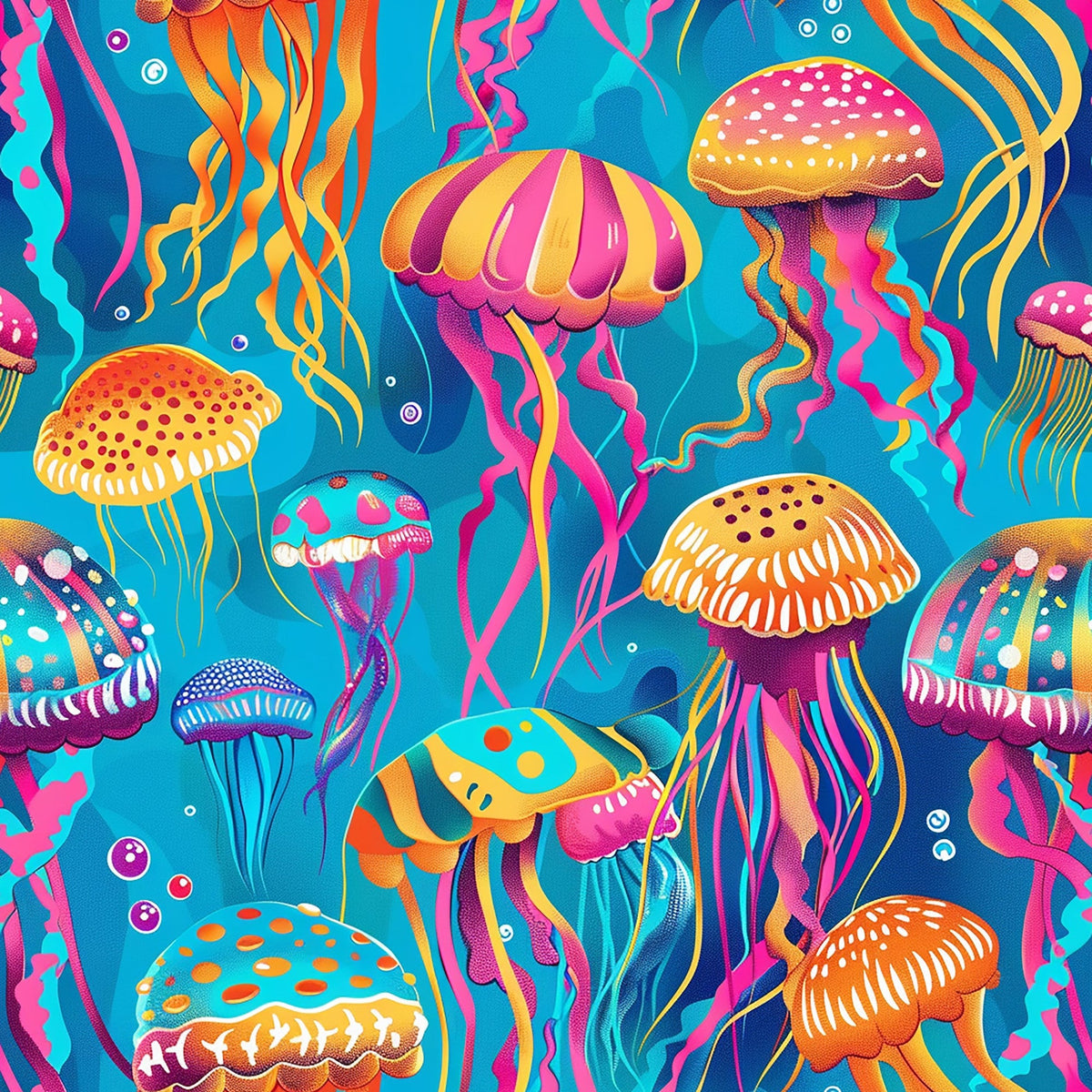 Ocean Drifters Pattern 7 Minky Fabric