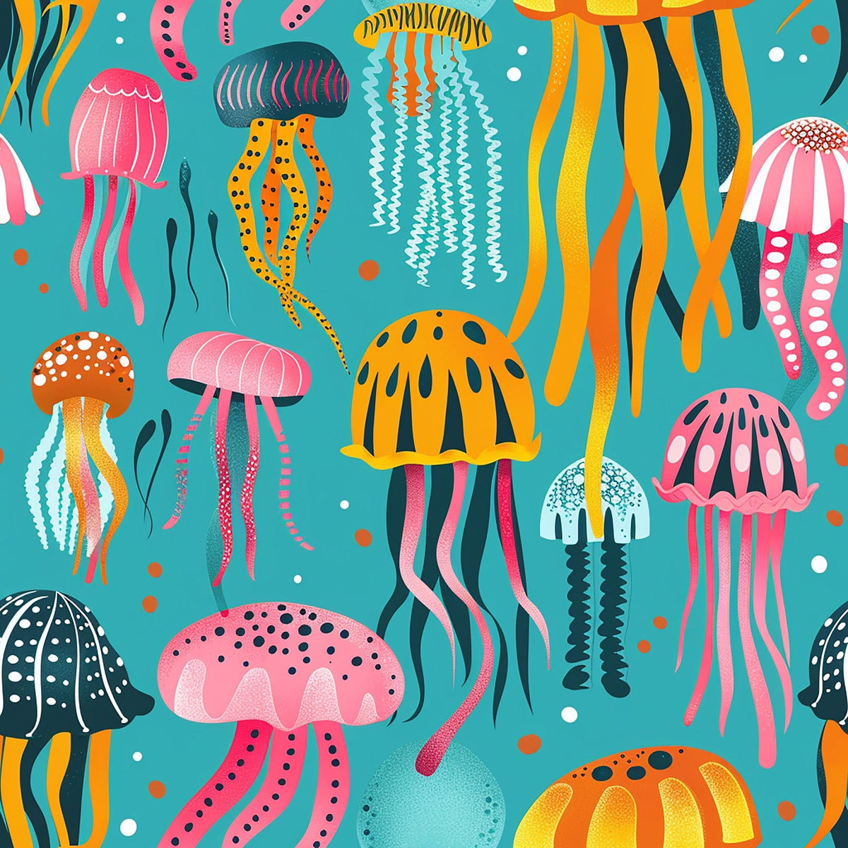 Ocean Drifters Pattern 8 Minky Fabric