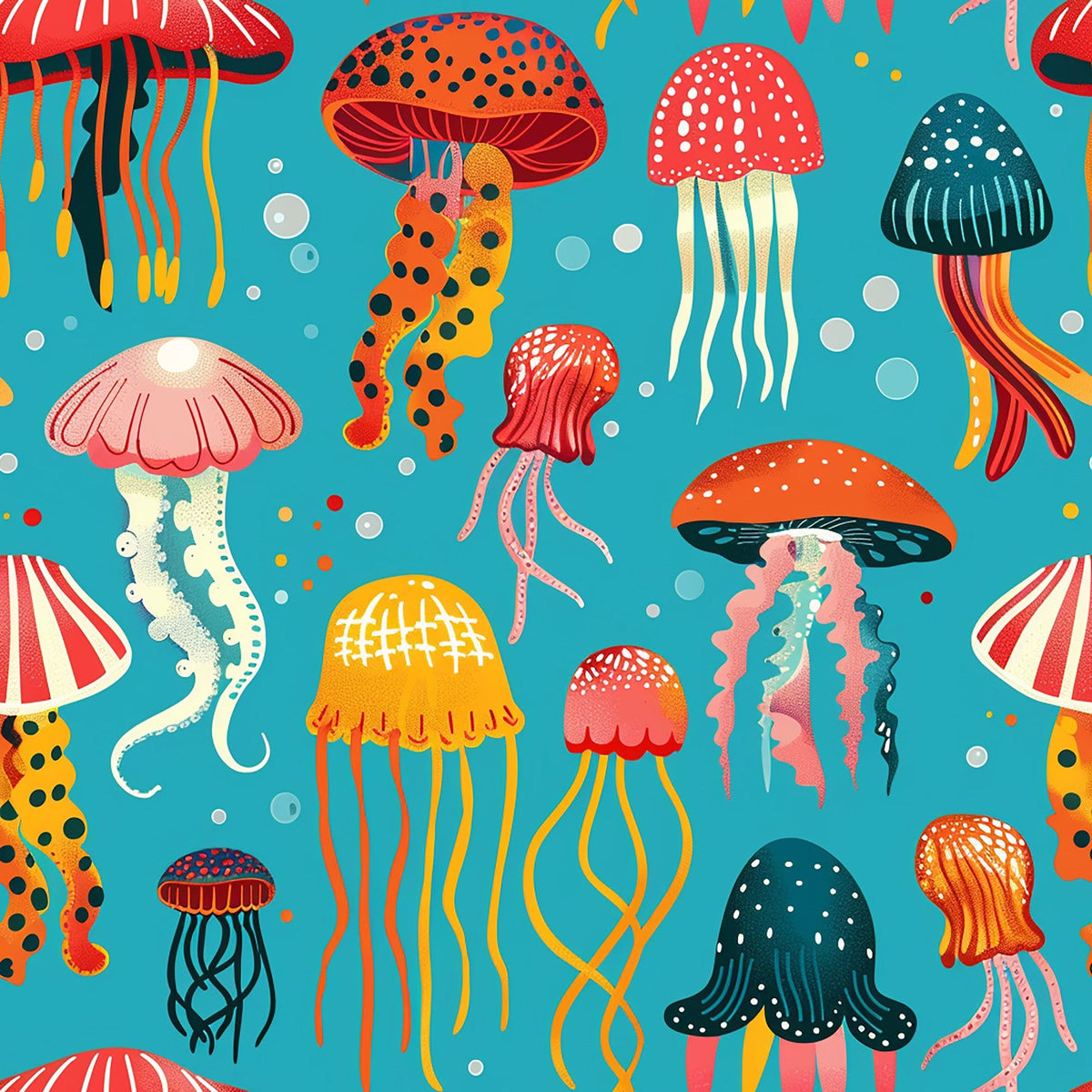 Ocean Drifters Pattern 9 Minky Fabric