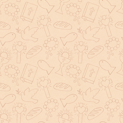 Faithful Blooms Pattern 10 Minky Fabric