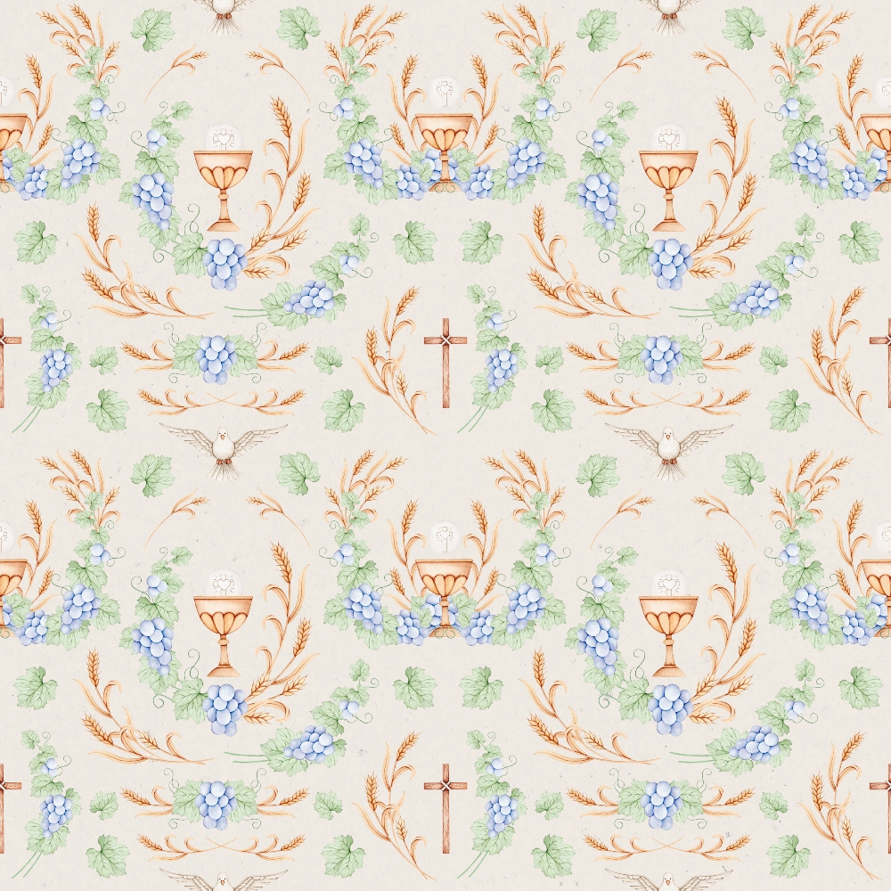 Faithful Blooms Pattern 13 Minky Fabric