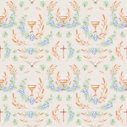 Faithful Blooms Pattern 13 Minky Fabric