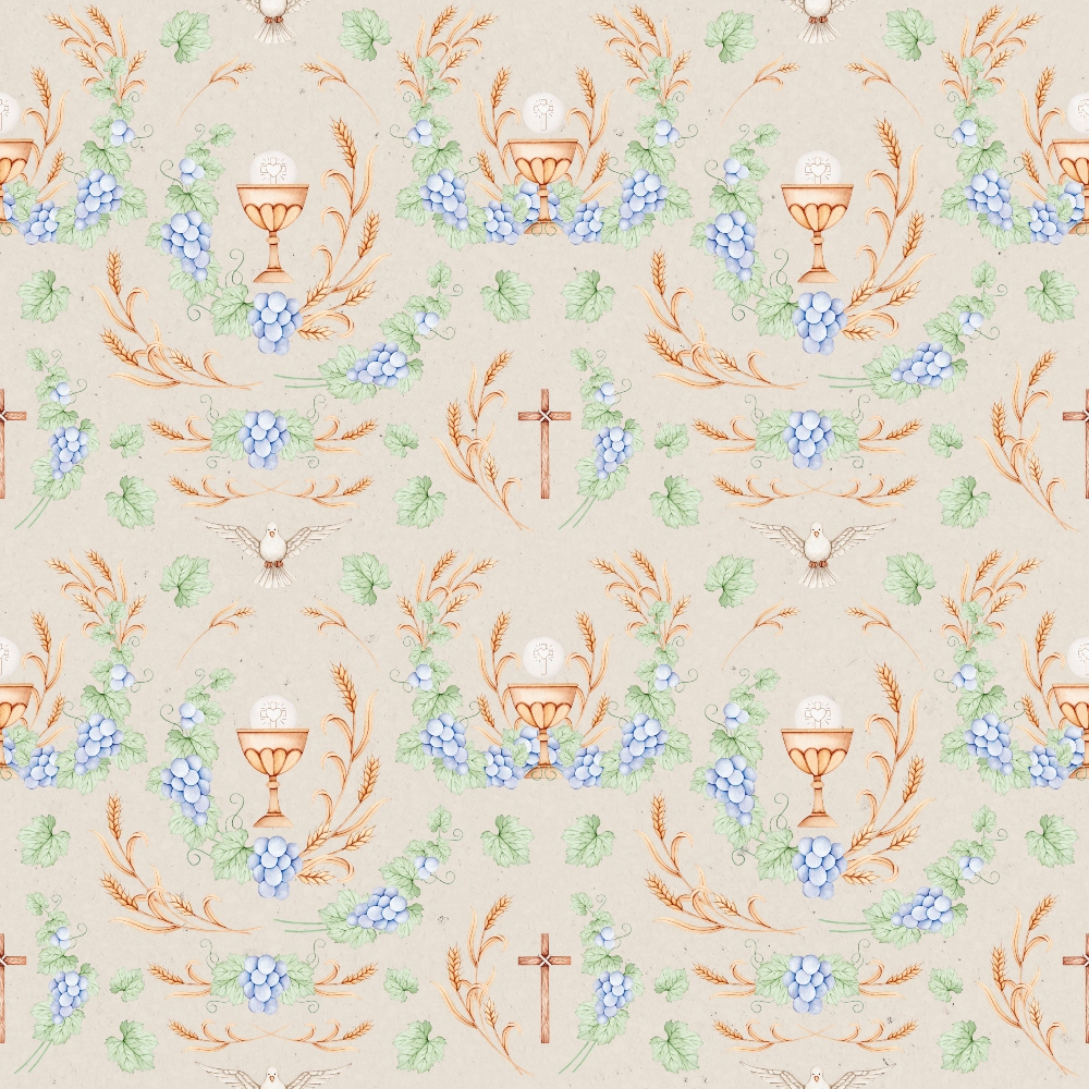 Faithful Blooms Pattern 14 Minky Fabric