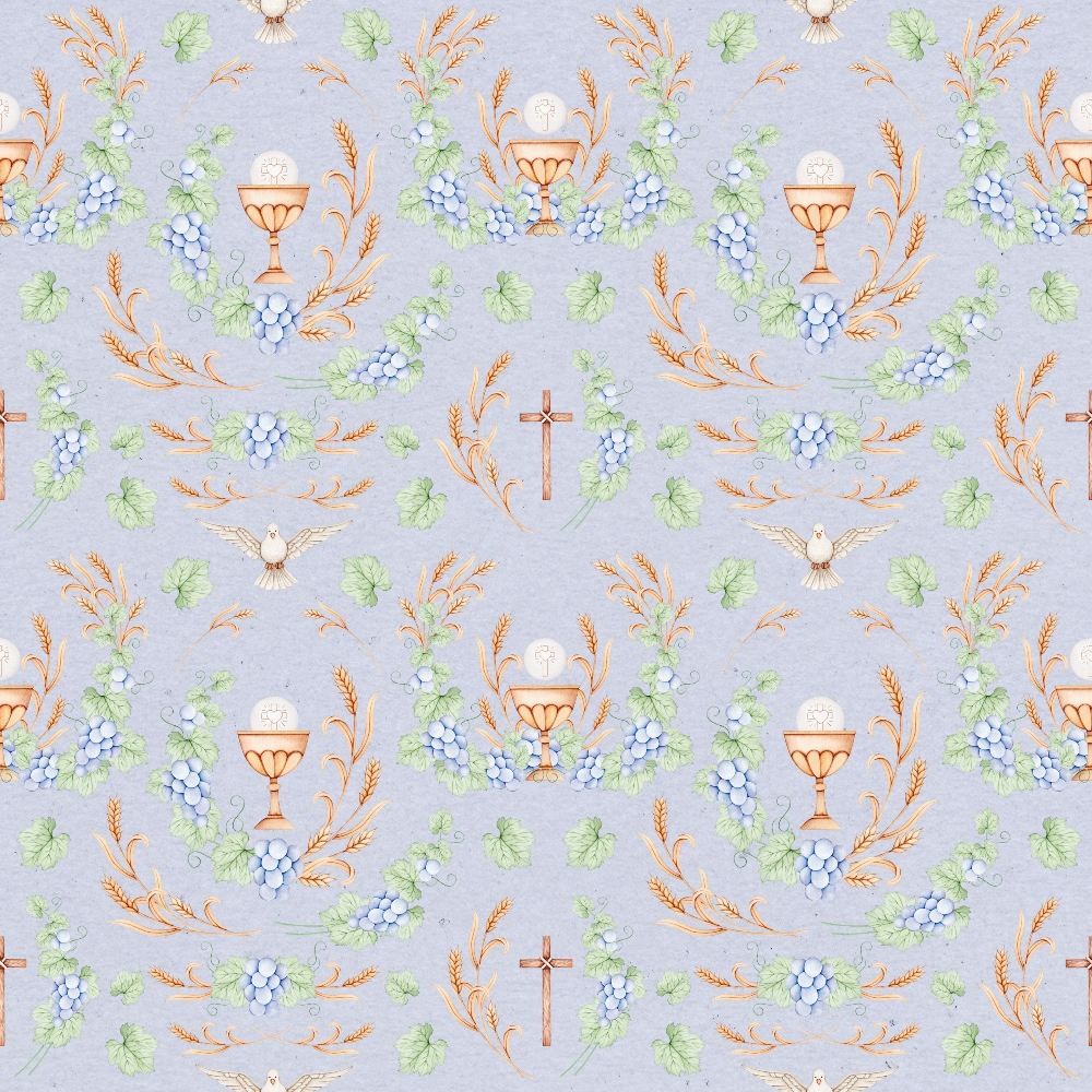 Faithful Blooms Pattern 17 Minky Fabric