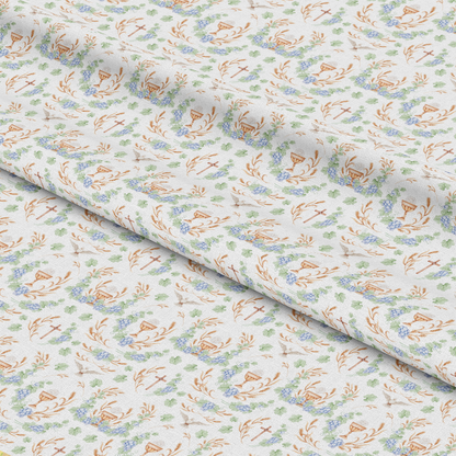 He Lives Pattern 18 Quilting Cotton Fabric