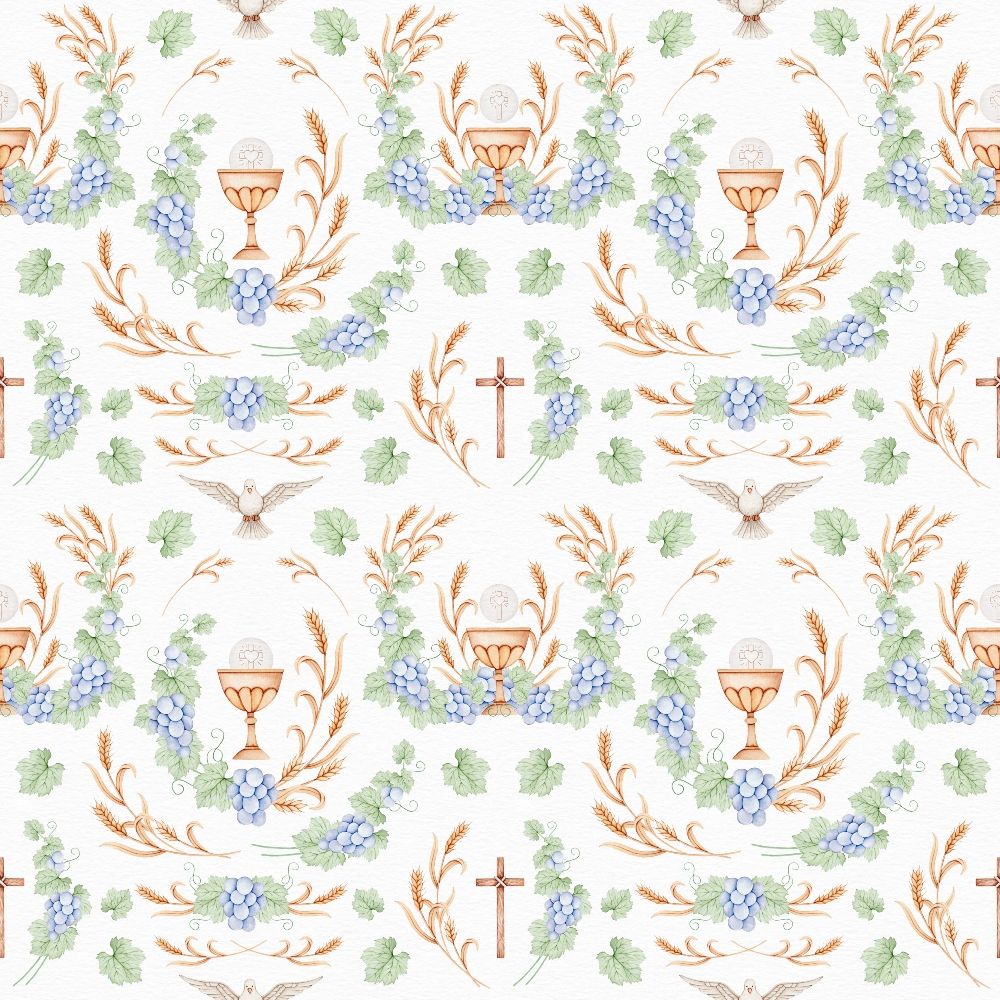Faithful Blooms Pattern 18 Minky Fabric