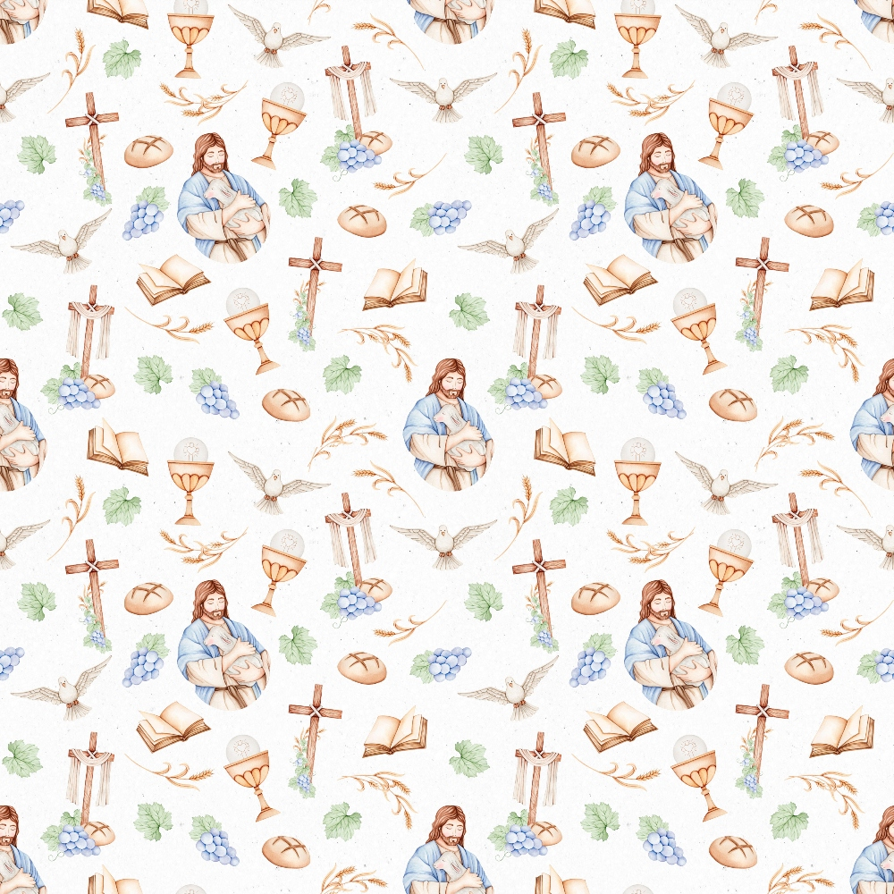 Faithful Blooms Pattern 19 Minky Fabric