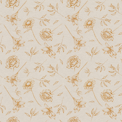 Faithful Blooms Pattern 3 Minky Fabric
