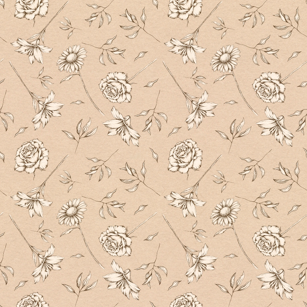 Faithful Blooms Pattern 7 Minky Fabric