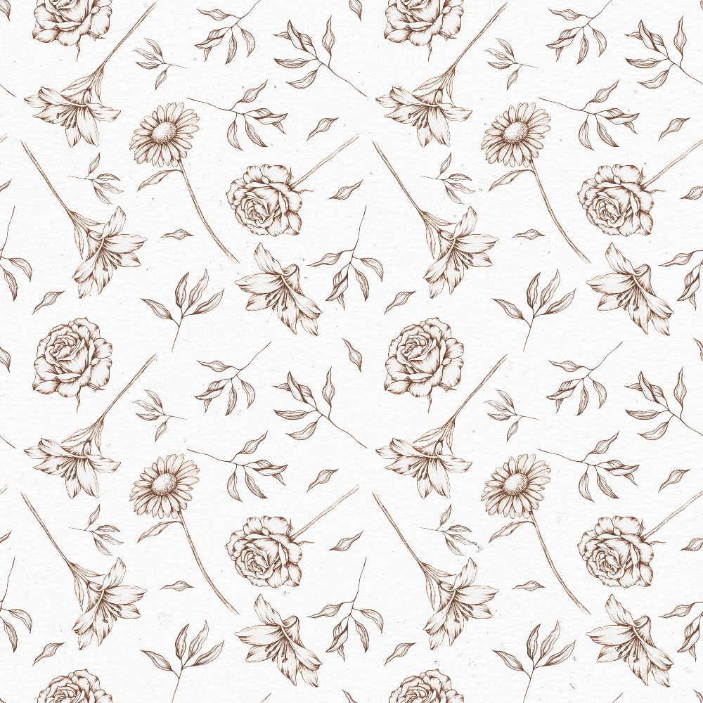 Faithful Blooms Pattern 8 Minky Fabric