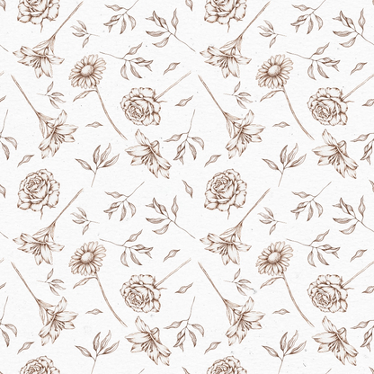 Faithful Blooms Pattern 8 Minky Fabric