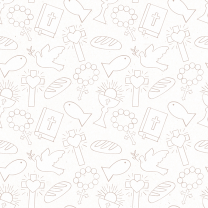 Faithful Blooms Pattern 9 Minky Fabric