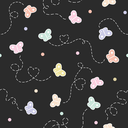 Kawaii Kitty Garden Pattern 10 Minky Fabric