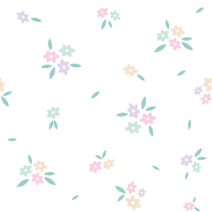 Kawaii Kitty Garden Pattern 11 Minky Fabric