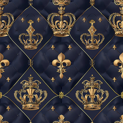 Henrys Crowns Pattern 5 Quilting Cotton Fabric