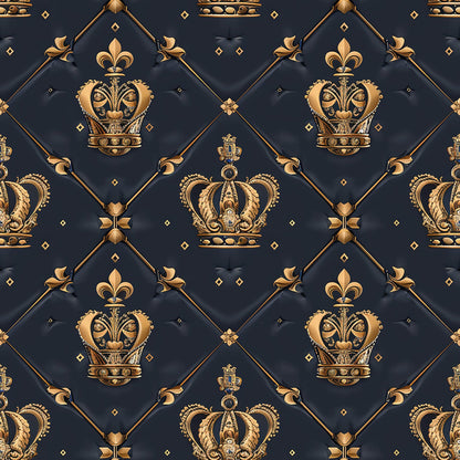 Henrys Crowns Pattern 6 Quilting Cotton Fabric