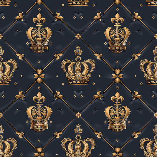 Henrys Crowns Pattern 6 Quilting Cotton Fabric