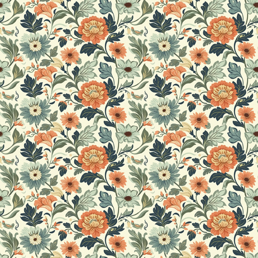 Heritage Garden Pattern 10 Quilting Cotton Fabric