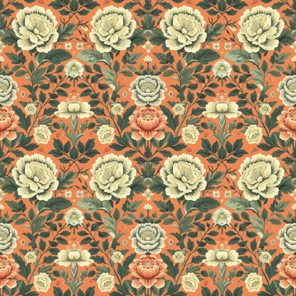 Folklore Blooms Pattern 11 Minky Fabric