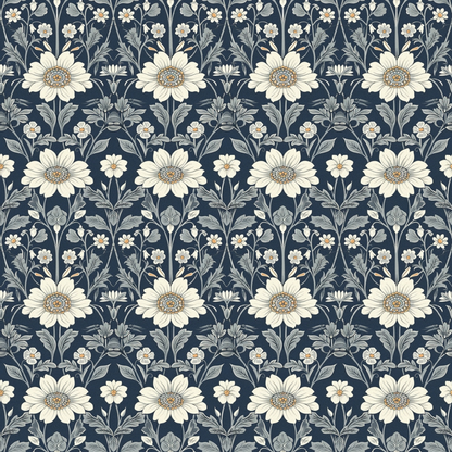 Folklore Blooms Pattern 20 Minky Fabric