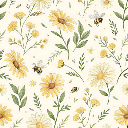 Nectar Meadow Pattern 17 Minky Fabric