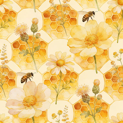 Nectar Meadow Pattern 1 Minky Fabric