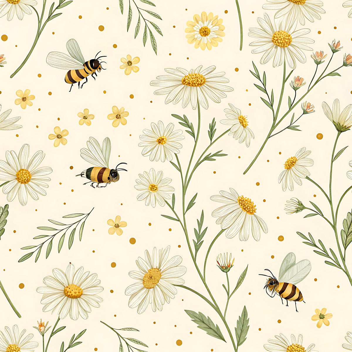 Nectar Meadow Pattern 9 Minky Fabric