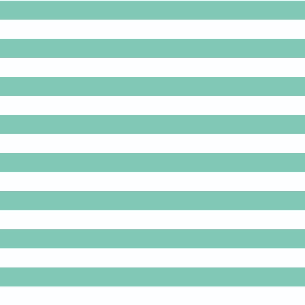 Horizontal Stripes Mint Quilting Cotton Fabric