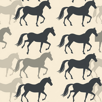 Wild Gallop Pattern 2 Minky Fabric