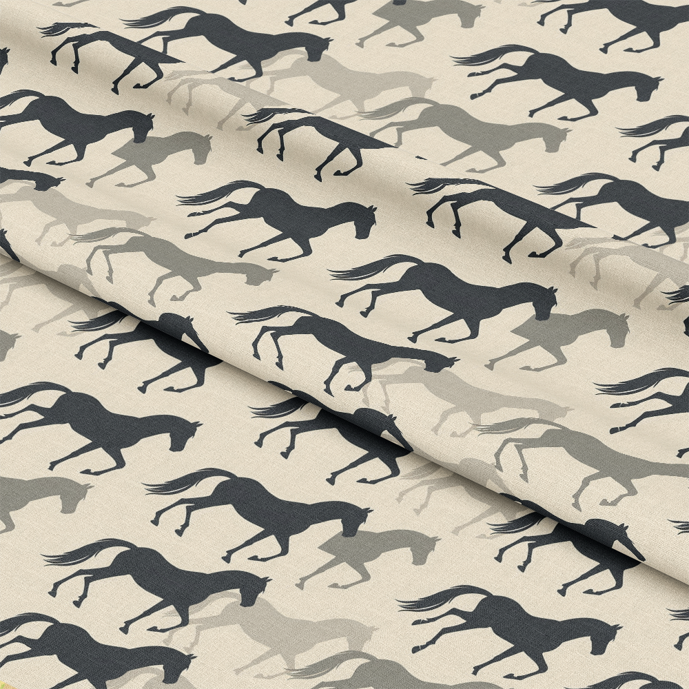 Horse Parade Pattern 2 Quilting Cotton Fabric