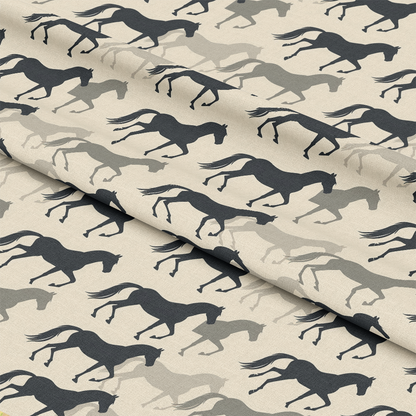 Horse Parade Pattern 2 Quilting Cotton Fabric